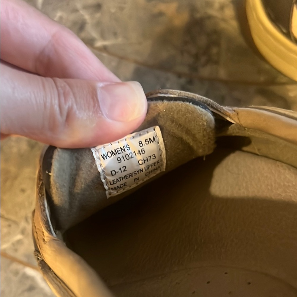 Sperry Tan and Black Moccasin Boat Shoes - Picture 2 of 4